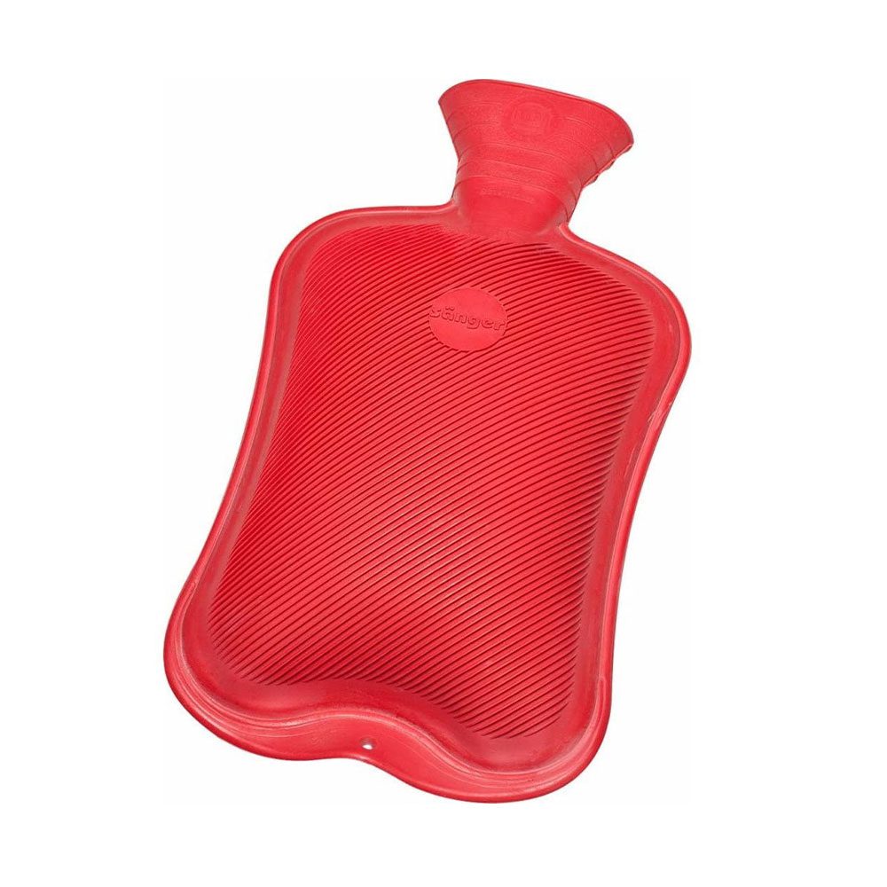 Sänger Rubber Hot Water Bottle - 2 litres (Red)