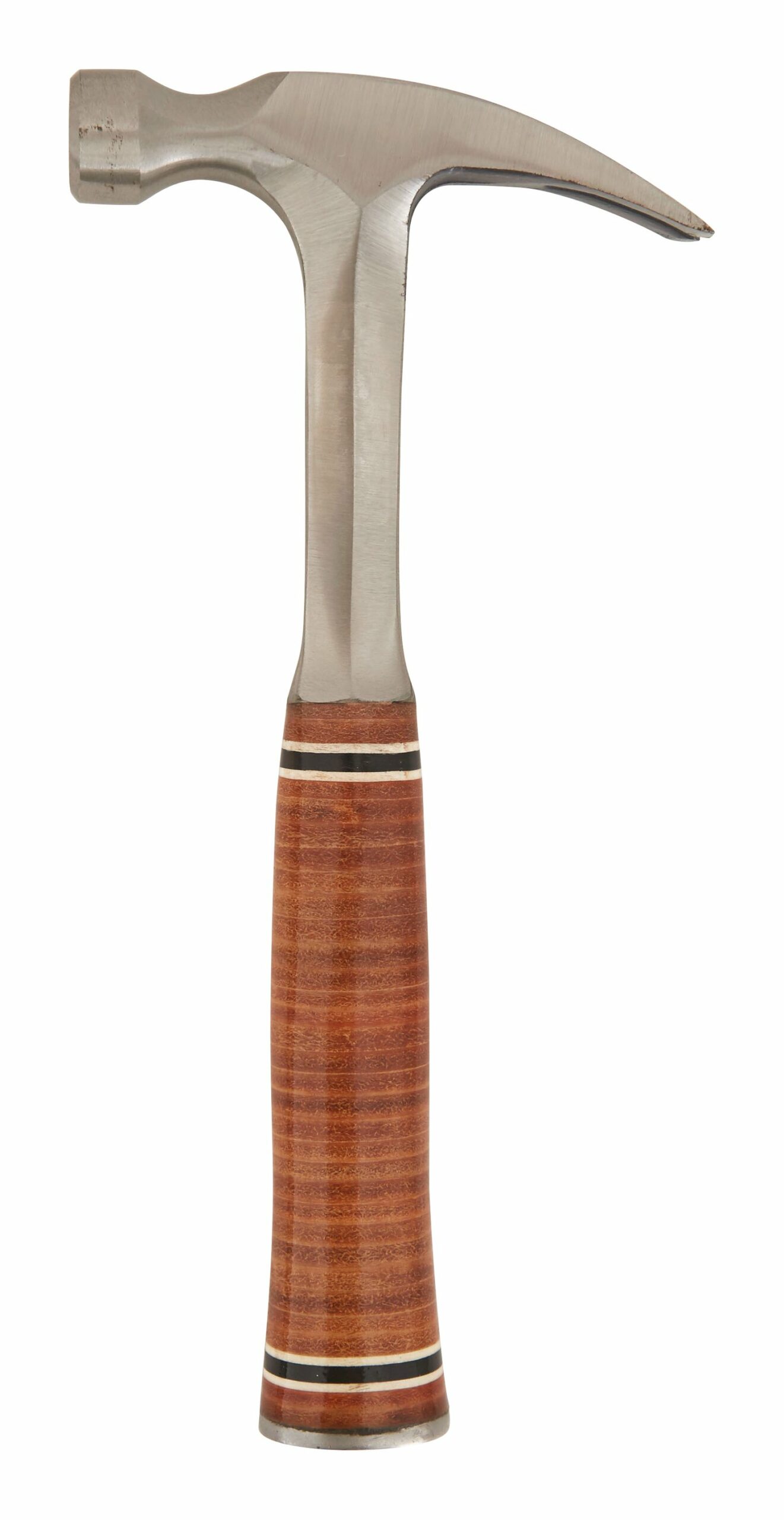 Picard 600gm (21oz) German Latthammer, smooth face, magnetic nailstart,  solid steel handle with stacked leather grip