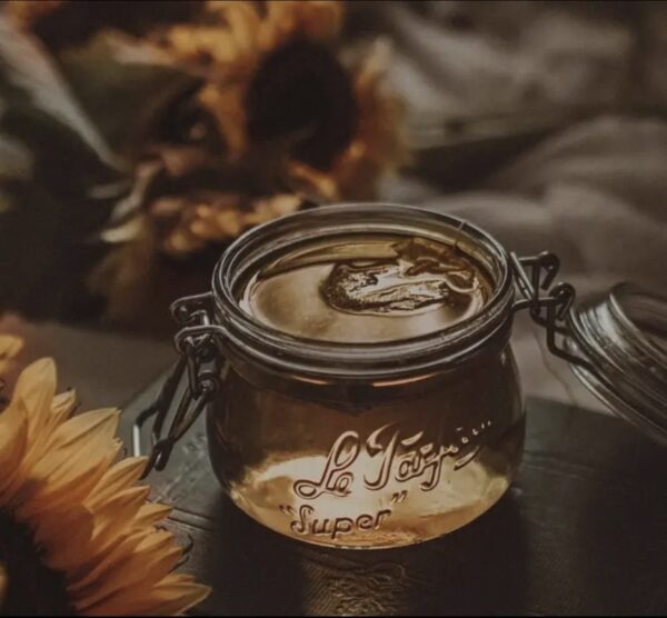 250ml Rounded French Glass Storage Jar - Image 3