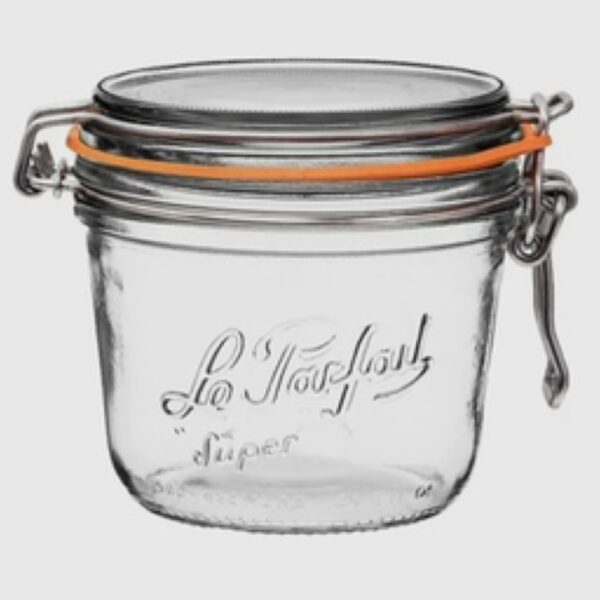 500ml French Glass Preserving Jar