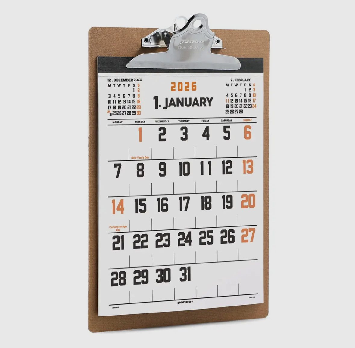 2026 Penco Wall Board Calendar - Image 3