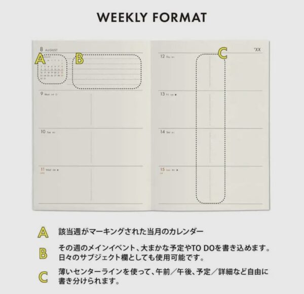 2026 Weekly Planner Poche - Image 5
