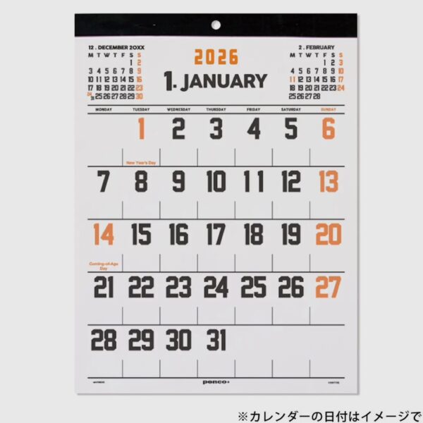 2026 Penco Wall Board Calendar