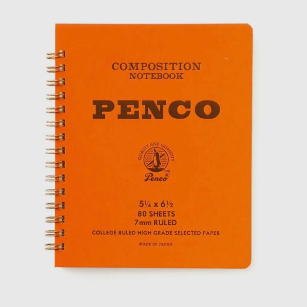 Penco Coil Notebook Medium Orange
