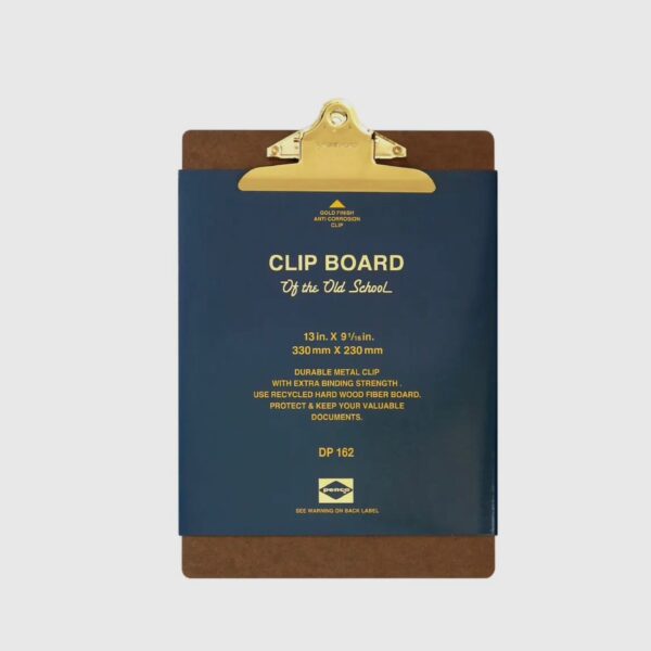 Old School Clipboard A4 Gold Clip